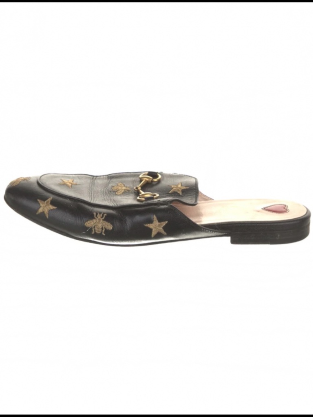 Gucci Horsebit accent leather mules